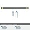 Amerock Overton 8-13/16 in 224 mm Center-to-Center Black Chrome/Brushed Gold Cabinet Pull BP36684BCRBGL - alternate 5