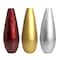 Uniquewise Set of 3 31.5in Spun Bamboo Tall Floor Vase - Sleek Metallic Finish, Elegant Home QI003354.GRS - alternate 1