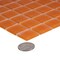 Apollo Tile Orange 11.8 in x 11.8 in Glass Matte Floor and Wall Mosaic Tile 9.67 sqft/case, 10PK APLA88062M 1X1A - alternate 11