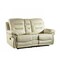 Homeroots 75in Beige Faux Leather Manual Reclining Love Seat With Storage 329421 - alternate 1
