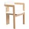 Leisuremod Velo Series Modern Dining Chair in Natrual Wood with White Seat VCNW-51W - alternate 1