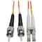 Tripp Lite Fiber Optic Patch Cord, LC/ST, 1m, Multi N318-01M - alternate 1