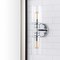 Jonathan Y Jules Edison 16.5" Cylinder 2-Light Iron/Seeded Glass Farmhouse Contemporary LED Wall Sconce, Chrome JYL7577D - alternate 12