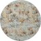 Homeroots 8' Midnight Ivory And Beige Round Abstract Washable Indoor Outdoor Area Rug 643579 - alternate 6