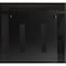 Vdomdoors Front Exterior Prehung Aluminum Double Doors Ronex1477 Black Enamel 2 Sidelights and Top Transom RONEX1477DEXD-BLK-W12+72+12xH80+14-RH-I - alternate 1