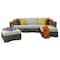 Hospitality Rattan Patio Soho 5-Piece Modular Sectional Set 903-1321-JBP-5SEC - alternate 1