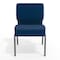Flash Furniture Hercules Church Chair, Blue Back, 21-1/4 in W 25" L 33" H, Fabric Seat FD-CH0221-4-SV-NB24-GG - alternate 9