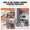 Vevor Shower Wheelchair 17.5in Al Alloy Commode Bathroom Wheelchair for Disabled HFK-3301-24 - alternate 5