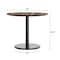 Flash Furniture Commercial 36" RD Natural HPL Tabletop with Black Table Height RD Base ST-RD36-NAT-TR24-GG - alternate 7