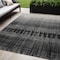 Homeroots 5' X 8' Black Ivory And Gray Ombre Washable Indoor Outdoor Area Rug 602822 - alternate 1