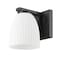 Z-Lite Naya 1-Light Wall Sconce, 5 in W, Matte Black 7518-1S-MB - alternate 8