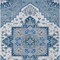 Homeroots 9' X 12' Blue Gray And Ivory Oriental Washable Indoor Outdoor Area Rug 600148 - alternate 9