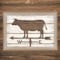 Homeroots Farmhouse Cow Brown Framed Print Wall Art 415210 - alternate 5