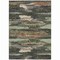 Homeroots 3' X 5' Charcoal Copper And Ivory Abstract Washable Indoor Outdoor Area Rug 612485 - alternate 8