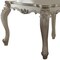 Homeroots 55" Antiqued White Solid Wood And Solid Manufactured Wood Dining Table 376938 - alternate 4