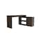 Homeroots 60" Dark Brown Wood L Shape Writing Desk 535154 - alternate 5