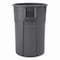 Suncast Commercial Injection Molded Utility Trash Can, 44 gal, Plastic/Resin, Gray TCU44 - alternate 3