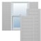Ekena Millwork True Fit PVC Horizontal Slat Framed Modern Style Fixed Mount Shutters, Primed, 15"W x 36"H TFP001HF15X036PR - alternate 1