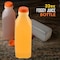 Ecoquality 32oz Empty Plastic Bottles with Tamper Evident Caps For Juices, Milk, and Smoothies, 100PK EQ32FOGL-100 - alternate 6