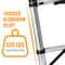 Wrightmaster 8.56 ft. Portable Aluminum Extension Ladder with Non-Slip Feet, 330 lbs. Load Capacity ZOR-P390798 - alternate 7
