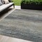Homeroots 5' X 8' Granite Gray Striped Washable Indoor Outdoor Area Rug 608474 - alternate 1