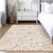 Homeroots 8' X 10' Coral Ivory And Peach Paisley Washable Indoor Outdoor Area Rug 588645 - alternate 7