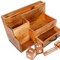 Homeroots Natural Rustic Wood Desk or Counter Organizer 400941 - alternate 4