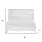 Homeroots Three Piece White Solid Wood Bedroom Set 523980 - alternate 6