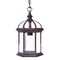 Homeroots Dark Brown Cage Hanging Light 398009 - alternate 1