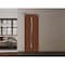 Sartodoors Modern Barn Door 24 x 84 inches, BASIC 3002 Walnut Franko, 6.6FT Silver Rail Track Heavy Hardware BASIC3002BD-S-GOFR-2484 - alternate 5