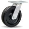 Hamilton General Service Swivel Caster, 8" x 2" Plastex Phenolic Wheel, 3/4" Straight Roller Bearing S-GS-8P - alternate 1