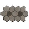 Apollo Tile Aureole 8.66 in. x 9.84 in. Matte Fossil Gray Porcelain Hexagon Wall and Floor Tile (8.07 sq ft/case) - 18 Sheets ENC88GRSEBNA - alternate 6
