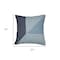 Homeroots 20" Blue and White Geometric Cotton Throw Pillow With Embroidery 549398 - alternate 8