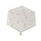 Apollo Tile 9x11 in. Matte Soft Ivory-Beige Porcelain Hexagon Wall and Floor Tile 8.07 sq ft/case, 16PK HEX88TERTALA - alternate 6