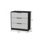 Homeroots 28" White And Smokey Oak Manufactured Wood Three Drawer Dresser 477805 - alternate 4