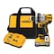 Dewalt 20V MAX Cordless Combo Kit, Hammer Drill + Impact Driver DCD1007WW1 - alternate 1