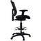 Lorell Mesh Back Drafting Stool, Black LLR43100 - alternate 2