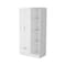 Homeroots 35" White Drawer Combo Dresser 534924 - alternate 12