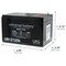 Upg 12V 12Ah F1, Battery D5744 - alternate 7
