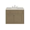 James Martin Vanities Chicago 36" Single Vanity, Walnut Whisper, w/ 3 CM Siberian Silestone Top 503-V36-WLW-3SFR - alternate 8