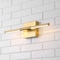 Jonathan Y McKenna 16.25" Modern Minimalist Dimmable Integrated LED Metal Wall Sconce, Brass Gold JYL7039B - alternate 12