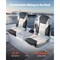 Vevor Boat Seat High Backrest Folding Boat Seat Sponge Cushion Black and Grey AD75186 - alternate 5