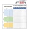 5S Supplies Dry Erase Board, Daily Track 3636, Stand 5SDAILYTRACKBRD-3636-DRYERASE-STAND - alternate 2