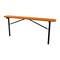 Leisure Craft Bench w/o Back, Ingroud Mount, 8ft., Orange B8XPIG-ORANGE - alternate 1