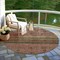 Homeroots 8' Gray Gold And Brown Round Medallion Washable Indoor Outdoor Area Rug 615904 - alternate 7