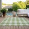 Homeroots 3' X 5' Artichoke Green And Gray Plaid Washable Indoor Outdoor Area Rug 595361 - alternate 8
