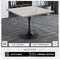 Leisuremod Square 36.41 in W, 29.35 in L, Resin/Stainless Steel, White VT20BL-S36WMR - alternate 7