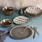 Spice By Tia Mowry Truffle Pepper 12 Piece Stoneware Dinnerware Set in Black and White 97178.12 - alternate 9