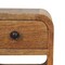 Homeroots 16" Brown Solid Wood Square One Drawer Nightstand 651503 - alternate 15