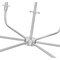 Z-Lite Tova Brushed Nickel 6 Light Chandelier 3049-45BN - alternate 8